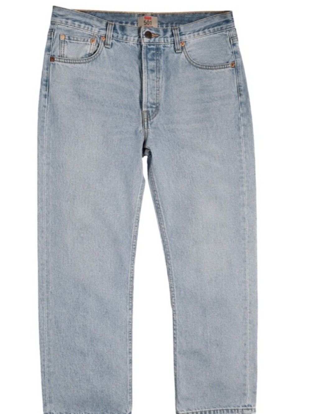 Levi's 501 Men's Straight Jeans in Light Blue Wash 38x32